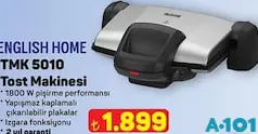 ENGLİSH HOME TMK 5010 TOST MAKİNESİ